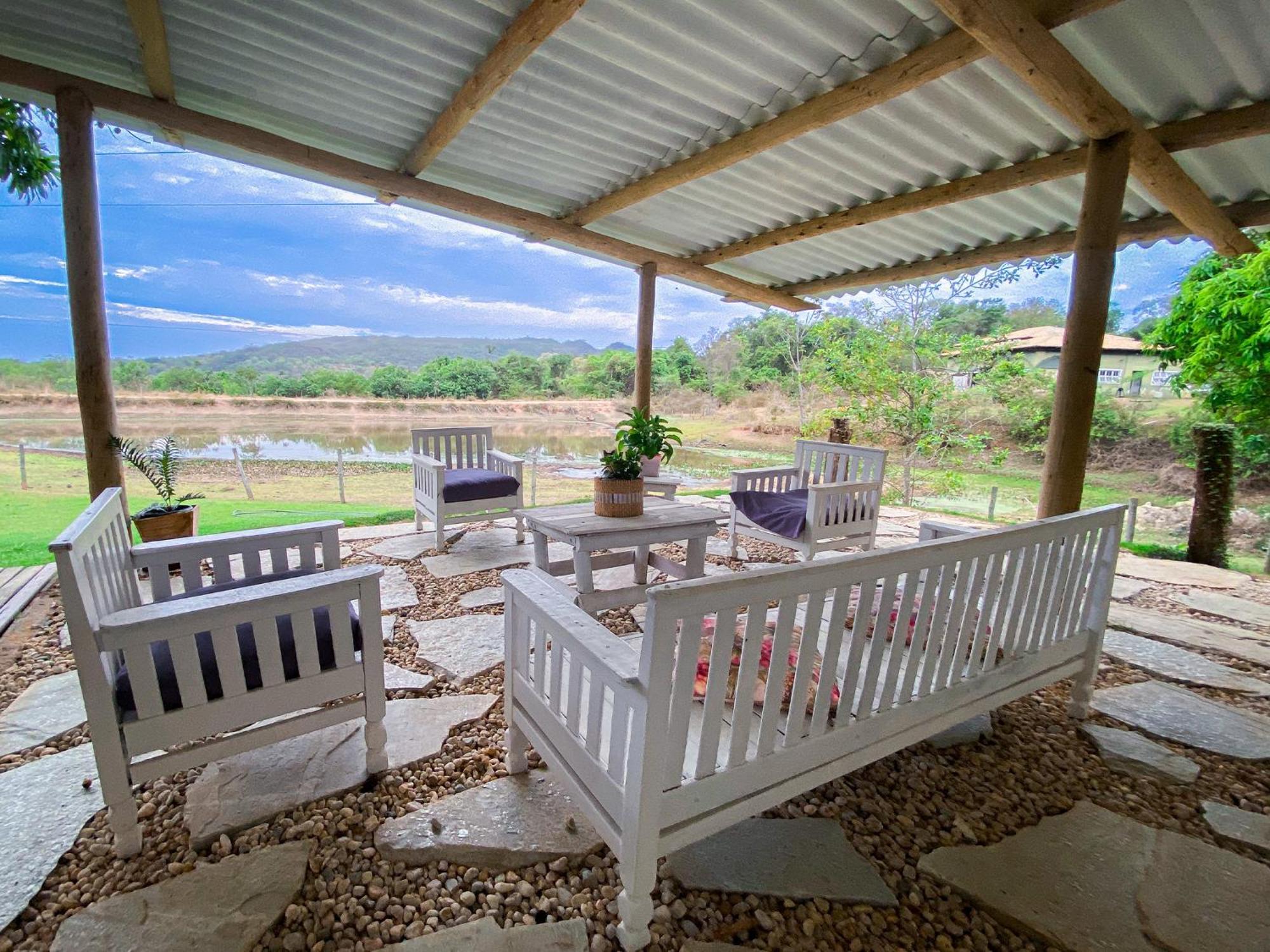 Ranchos 30 Hotel Fazenda Hidrolandia  Exteriör bild