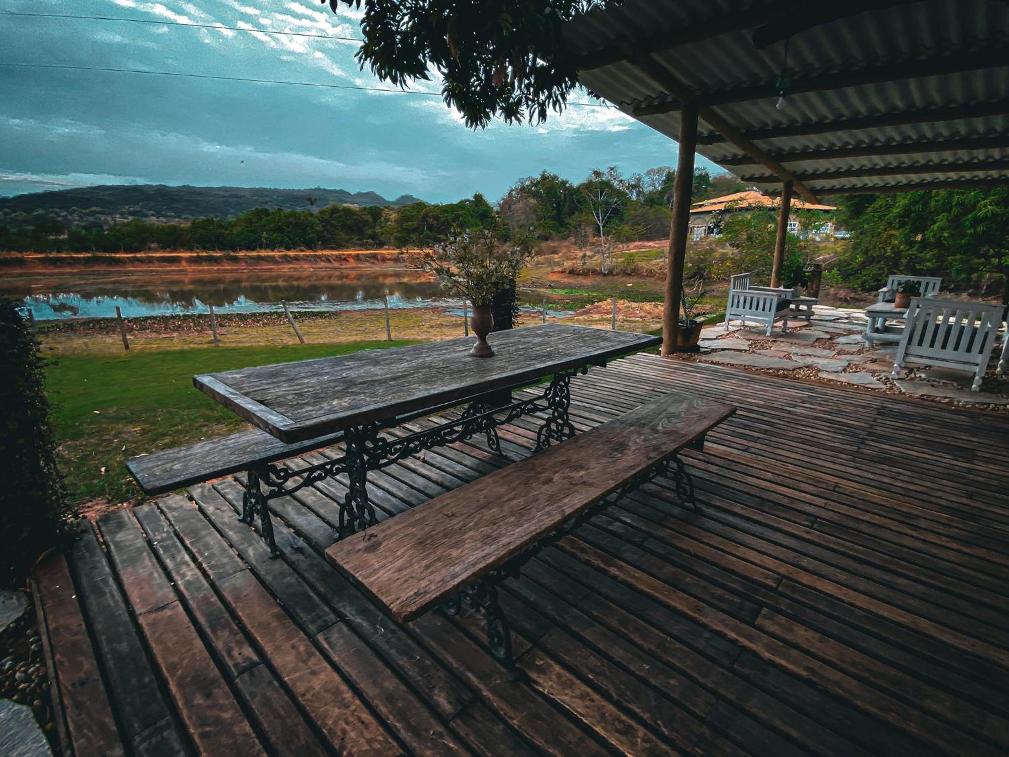 Ranchos 30 Hotel Fazenda Hidrolandia  Exteriör bild